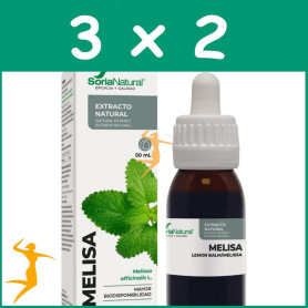 Pack 3x2 EXTRACTO DE MELISA 50ML SORIA NATURAL