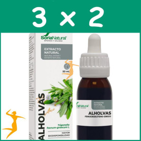 Pack 3x2 EXTRACTO DE ALHOLVAS 50ML SORIA NATURAL