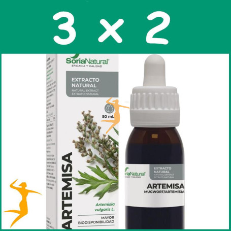 Pack 3x2 EXTRACTO DE ARTEMISA 50ML SORIA NATURAL