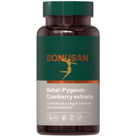 SABAL-PYGEUM-CRANBERRY-EXTRACTO 60 CÁPSULAS BONUSAN