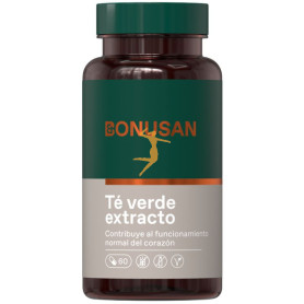 TÉ VERDE EXTRACTO 60 CÁPSULAS VEGETALES BONUSAN