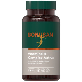 VITAMINA B COMPLEJO ACTIVO 60 CÁPSULAS VEGETALES BONUSAN