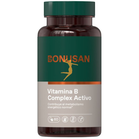 VITAMINA B COMPLEJO ACTIVO 60 CÁPSULAS VEGETALES BONUSAN