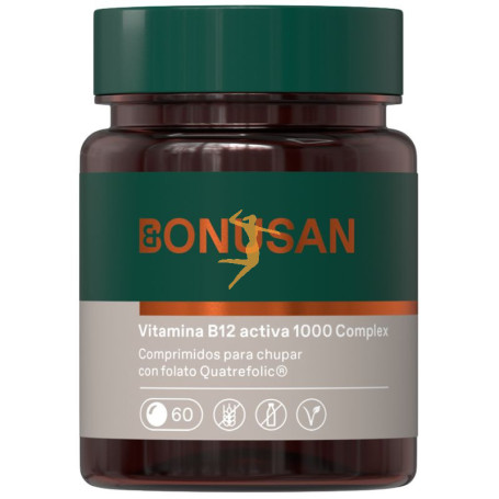 VITAMINA B12 ACTIVA 1000Mcg 60 COMPRIMIDOS BONUSAN