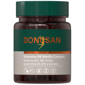 VITAMINA B6 COMPLEJO DE METILO 60 CAPSULAS BONUSAN