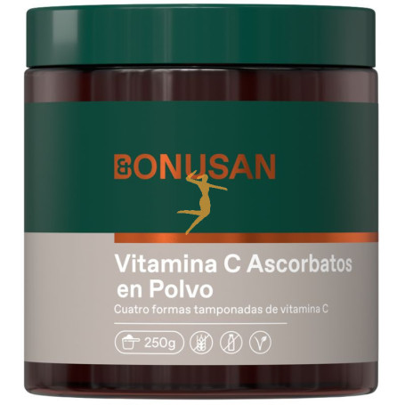 VITAMINA C EN POLVO (ASCORBATOS) 250Gr. BONUSAN