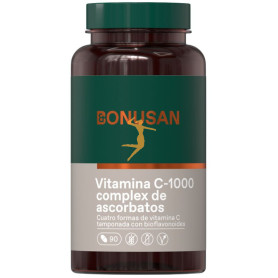 VITAMINA C1000 COMPLEJO ASCROBATO 90COMPRIMIDOS BONUSAN