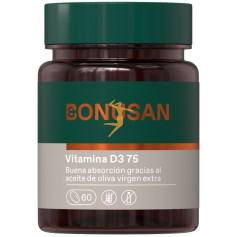 VITAMINA D3 75Mcg/3000UI 60 CÁPSULAS BONUSAN