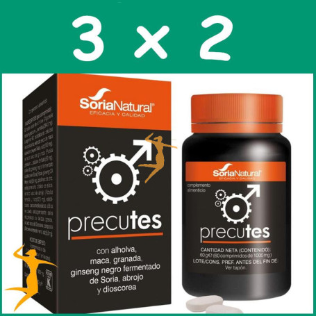 Pack 3x2 PRECUTES 60 COMPRIMIDOS SORIA NATURAL