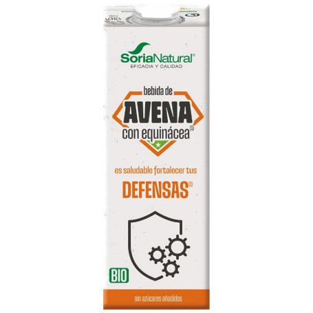 BEBIDA ECOLÓGICA DE AVENA CON EQUINÁCEA 1L SORIA NATURAL