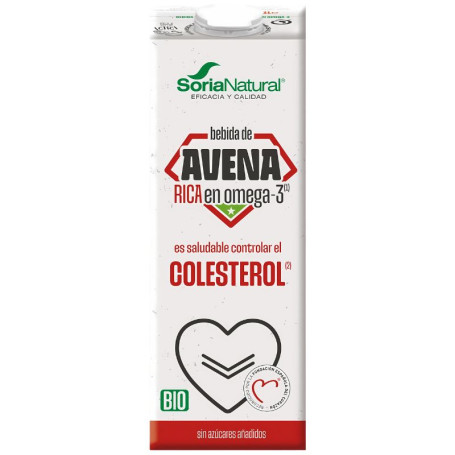 BEBIDA ECOLÓGICA DE AVENA RICA EN OMEGA 3 1L SORIA NATURAL