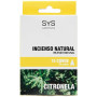 INCIENSO NATURAL DE CITRONELA 15 CONOS SYS