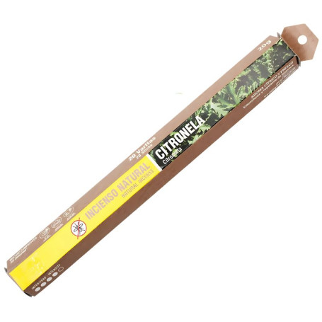 INCIENSO NATURAL DE CITRONELA 20 STICKS SYS