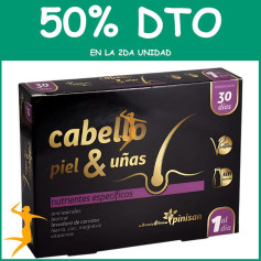 CABELLO, PIEL Y UÑAS BEAUTYLINE 30 CÁPSULAS PINISAN OFERTA 2 UD
