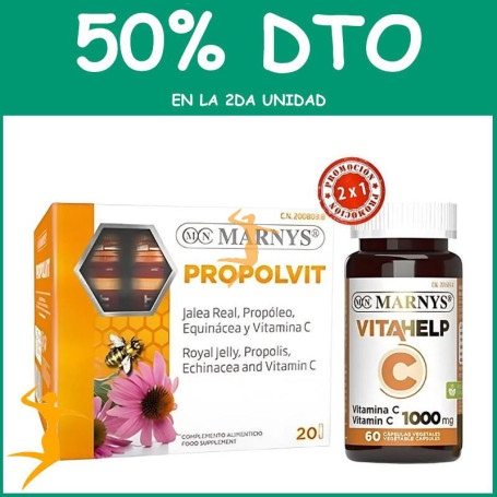2X1 PROPOLVIT Y VITAHELP C MARNYS OFERTA 2 UD