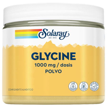 GLYCINE EN POLVO 1000MG 400G SOLARAY
