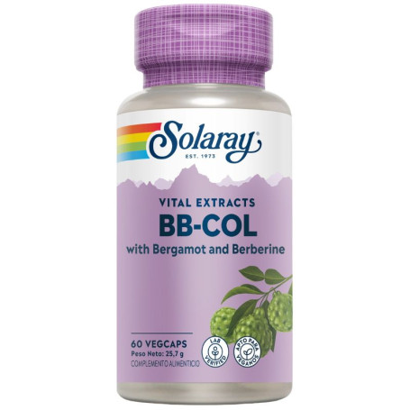 BB-COL (BERGAMOTA Y BERBERINA) 60 CÁPSULAS SOLARAY
