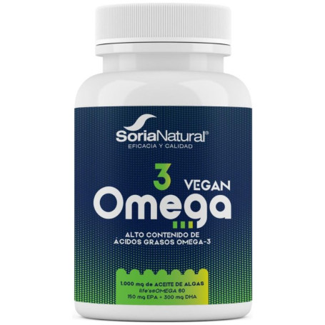 OMEGA-3 VEGANO 60 PERLAS SORIA NATURAL