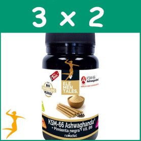PACK 3x2 KSM 66 ASHWAGANDHA 30 COMPRIMIDOS NOVADIET