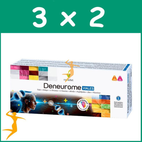 PACK 3x2 DENEUROME 20 VIALES NOVADIET