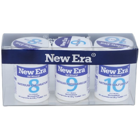SCHÜSSLER TRÍO METABOLISMO (SALES 8+9+10) NEW ERA