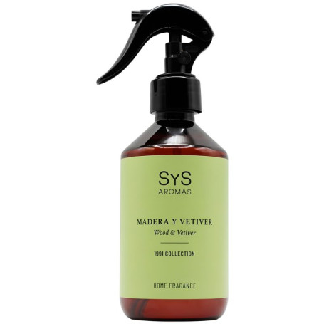 AMBIENTADOR PULVERIZADOR 1991 MADERA Y VETIVER 300ML SYS