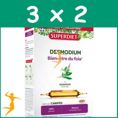 Pack 3x2 DESMODIUM 20 AMPOLLAS SUPERDIET