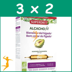 Pack 3x2 ALCACHOFIT BIO 20 AMPOLLAS SUPERDIET