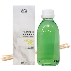 RECAMBIO MIKADO MANZANA ÁCIDA 200ML+PALOS SYS