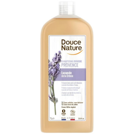CHAMPÚ Y GEL DE DUCHA LAVANDA 1L DOUCE NATURE
