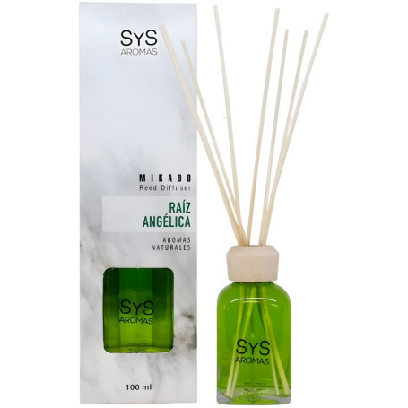AMBIENTADOR MIKADO MÁRMOL RAÍZ ANGÉLICA 100ML SYS