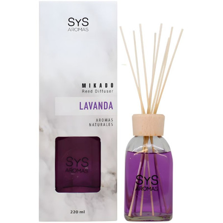 AMBIENTADOR MIKADO MÁRMOL LAVANDA 220ML SYS