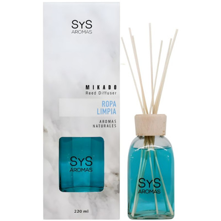 AMBIENTADOR MIKADO MÁRMOL ROPA LIMPIA 220ML SYS