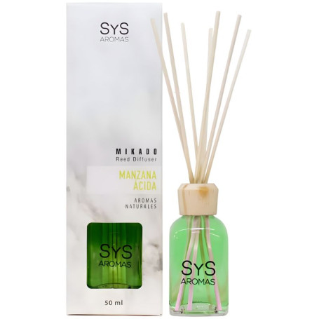 AMBIENTADOR MIKADO MÁRMOL MANZANA ÁCIDA 50ML SYS