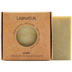 JABÓN NATURAL PREMIUM DE ALEPO 20% 80G LABNATUR