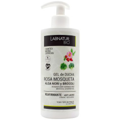 GEL DE DUCHA ROSA MOSQUETA, ALGAS Y BRÓCOLI 450ML LABNATUR BIO