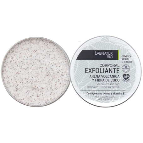 EXFOLIANTE CORPORAL ARENA VOLCÁN/FIBRA COCO 250ML LABNATUR BIO