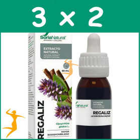 Pack 3x2 EXTRACTO DE REGALIZ 50ML SORIA NATURAL