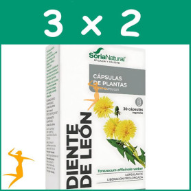 Pack 3x2 DIENTE DE LEÓN 30 CÁPSULAS SORIA NATURAL