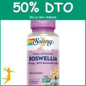BOSWELIA 450MG 60 CÁPSULAS VEGETALES SOLARAY OFERTA 2 UD