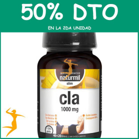 CLA SLIM 1000MG 40+20 PERLAS NATURMIL OFERTA 2 UD