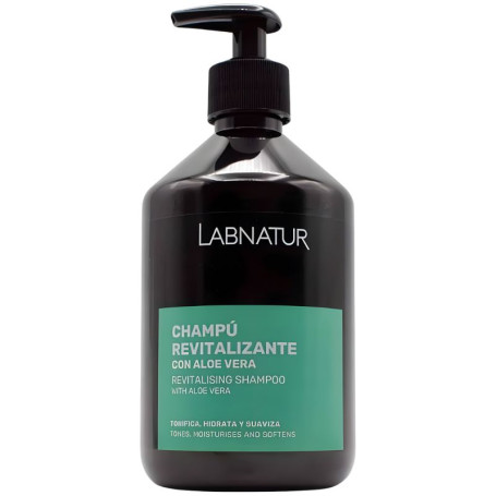 CHAMPÚ REVITALIZANTE CON ALOE VERA 500ML LABNATUR