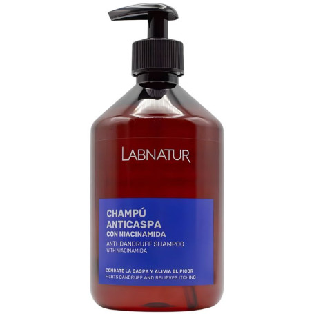 CHAMPÚ ANTI-CASPA CON NIACINAMIDA 500ML LABNATUR