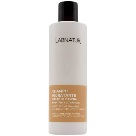 CHAMPÚ HIDRATANTE COCO Y AVENA CON KERATINA 250ML LABNATUR