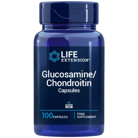 GLUCOSAMINA Y CONDROITINA 100 CÁPSULAS LIFE EXTENSION