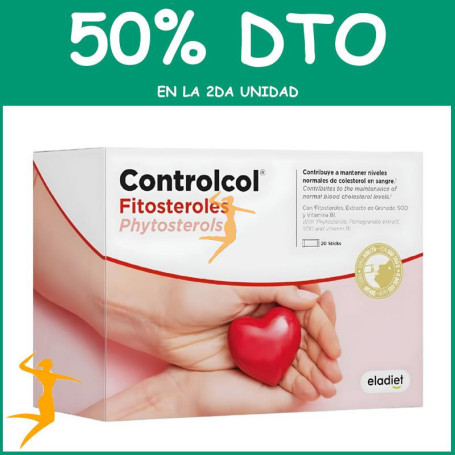 CONTROLCOL FITOESTEROLES 20 STICKS ELADIET OFERTA 2 UD