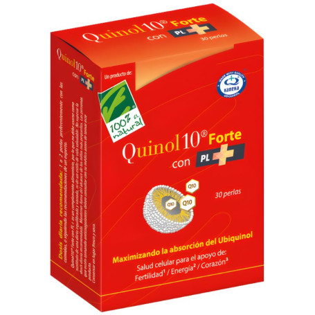 QUINOL10 FORTE CON PL+ 30 PERLAS 100% NATURAL