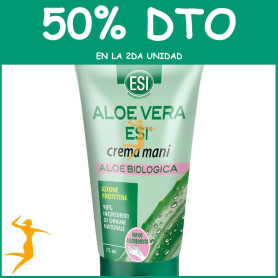 CREMA DE MANOS DE ALOE VERA 75ML ESI OFERTA 2 UD