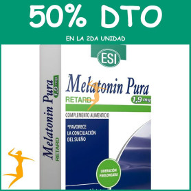 MELATONIN RETARD PURA 1,9MG 30 MICRO TABLETAS ESI OFERTA 2 UD