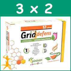 Pack 3x2 GRID DEFENS 12 SOBRES PINISAN